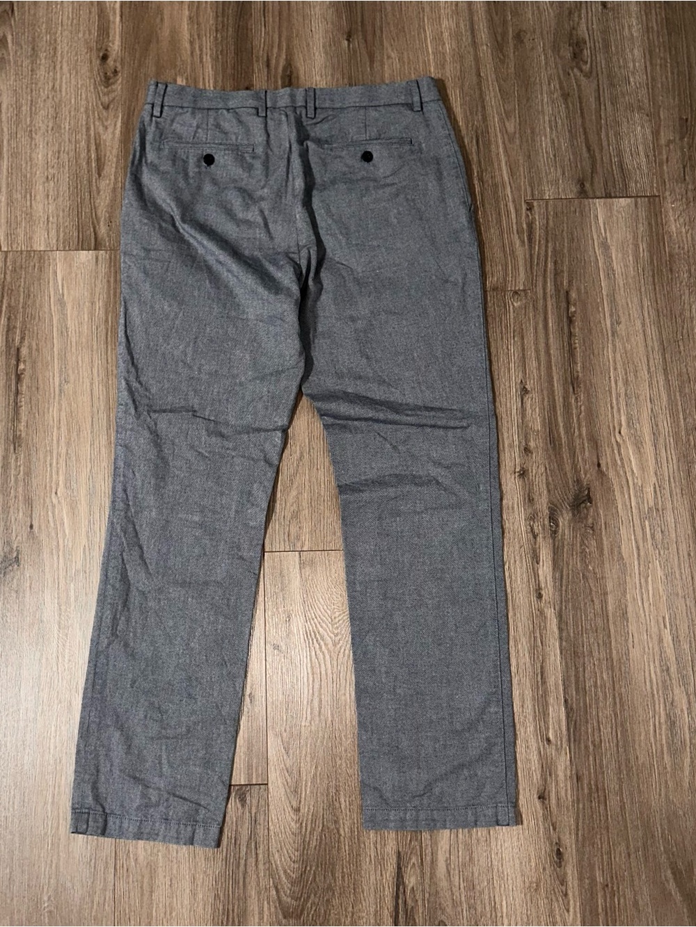 Banana Republic Gray Slim Cotton Chinos Pants Mens Kentfield Chinos - Picture 5 of 8
